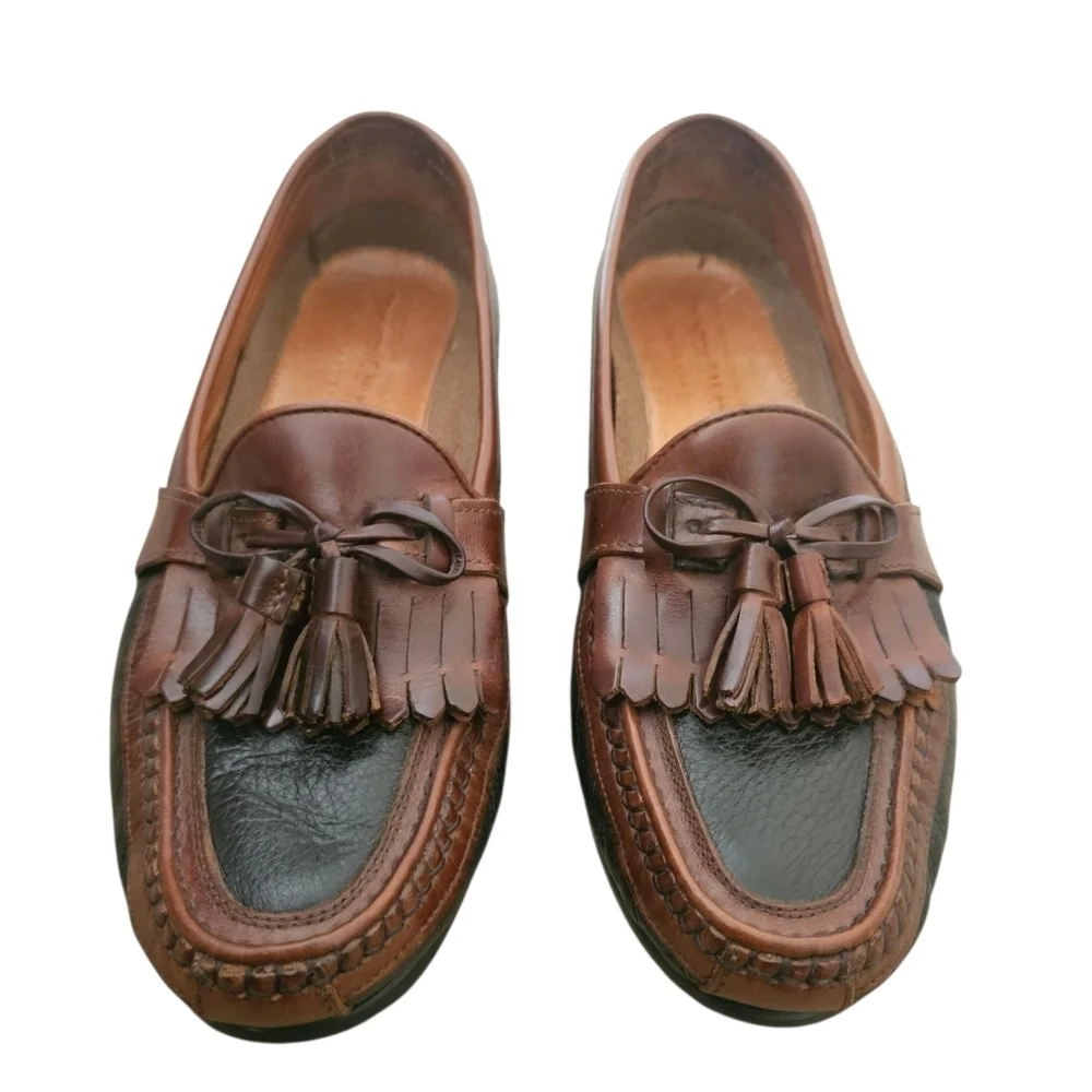 Johnston & Murphy Aragon II Tan Leather Slip On Kiltie Tassel Loafer Johnston & Murphy | Shoes | Johnston And Murphy Mens Aragon  main image 3